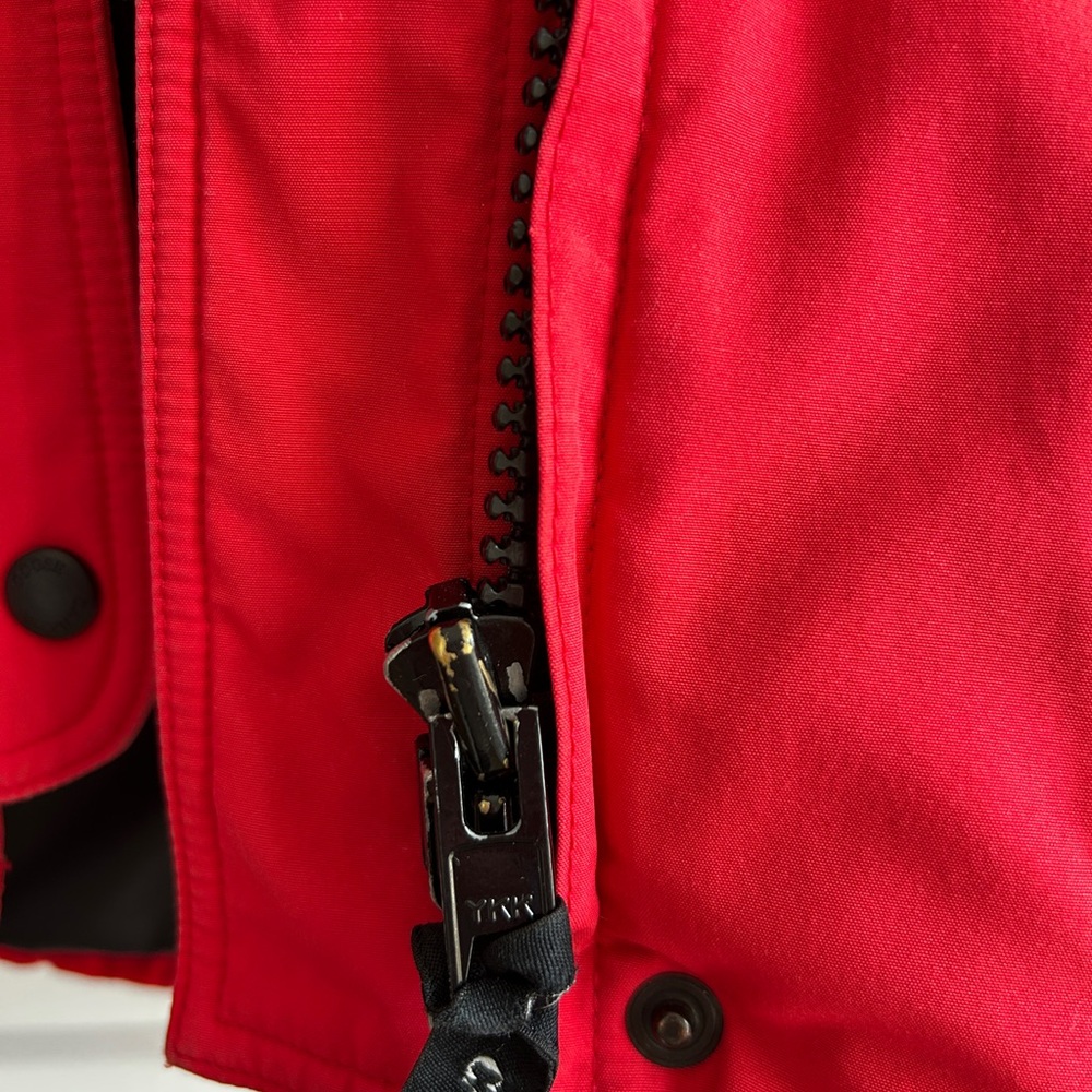 Women's Canada Goose Trillium Red Parka Coat - Picture 8 of 12